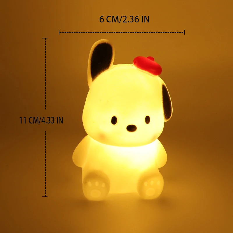 Glow-Buddies Mini Night Light – Fun, Safe, and Full of Charm! (Standing Bunny, Hat Puppy, Cute Little Pig, Little Rabbit Options Available!)